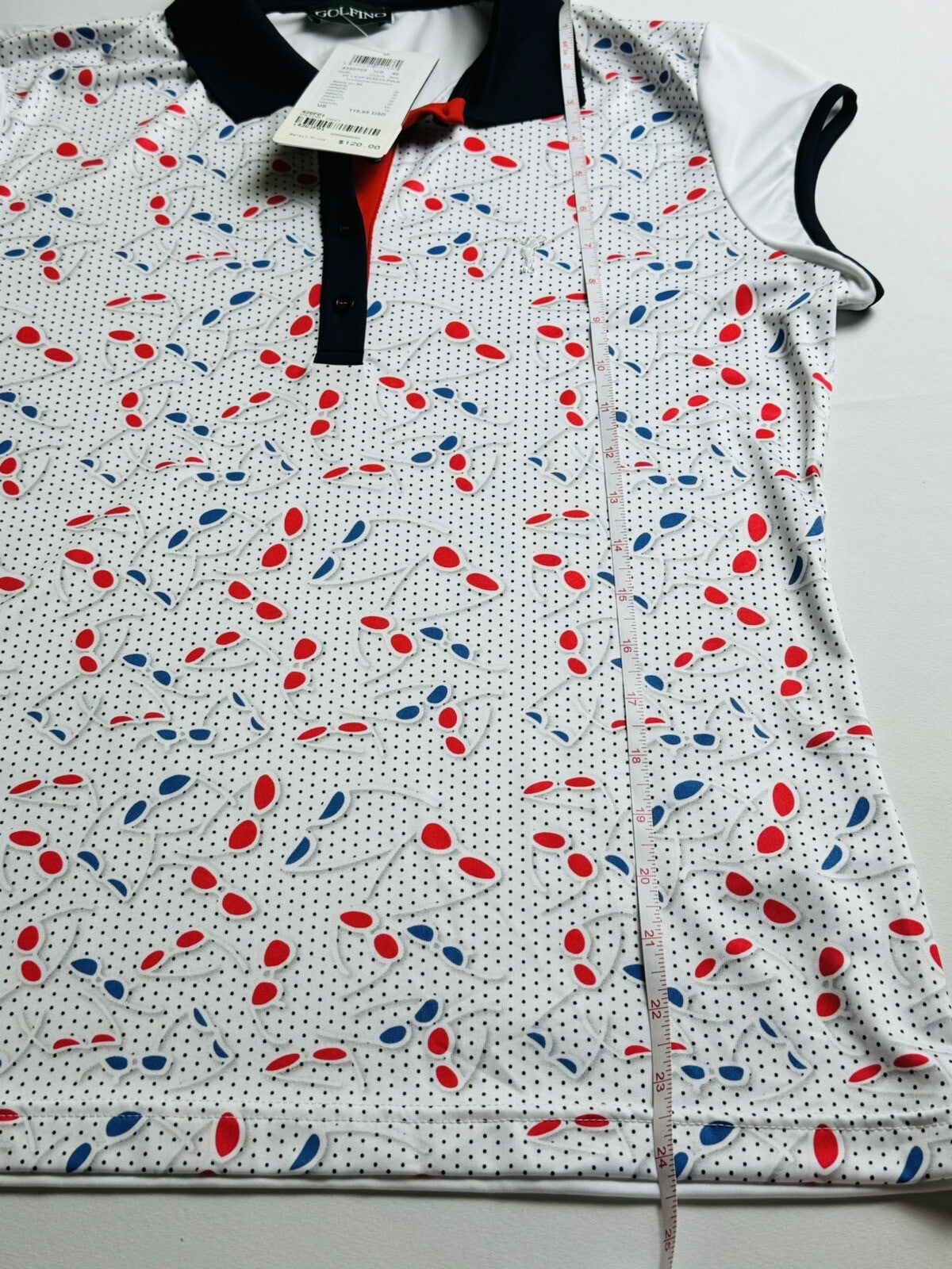 GOLFINO Women's Golf Shirt Sz 10.  (B.74)