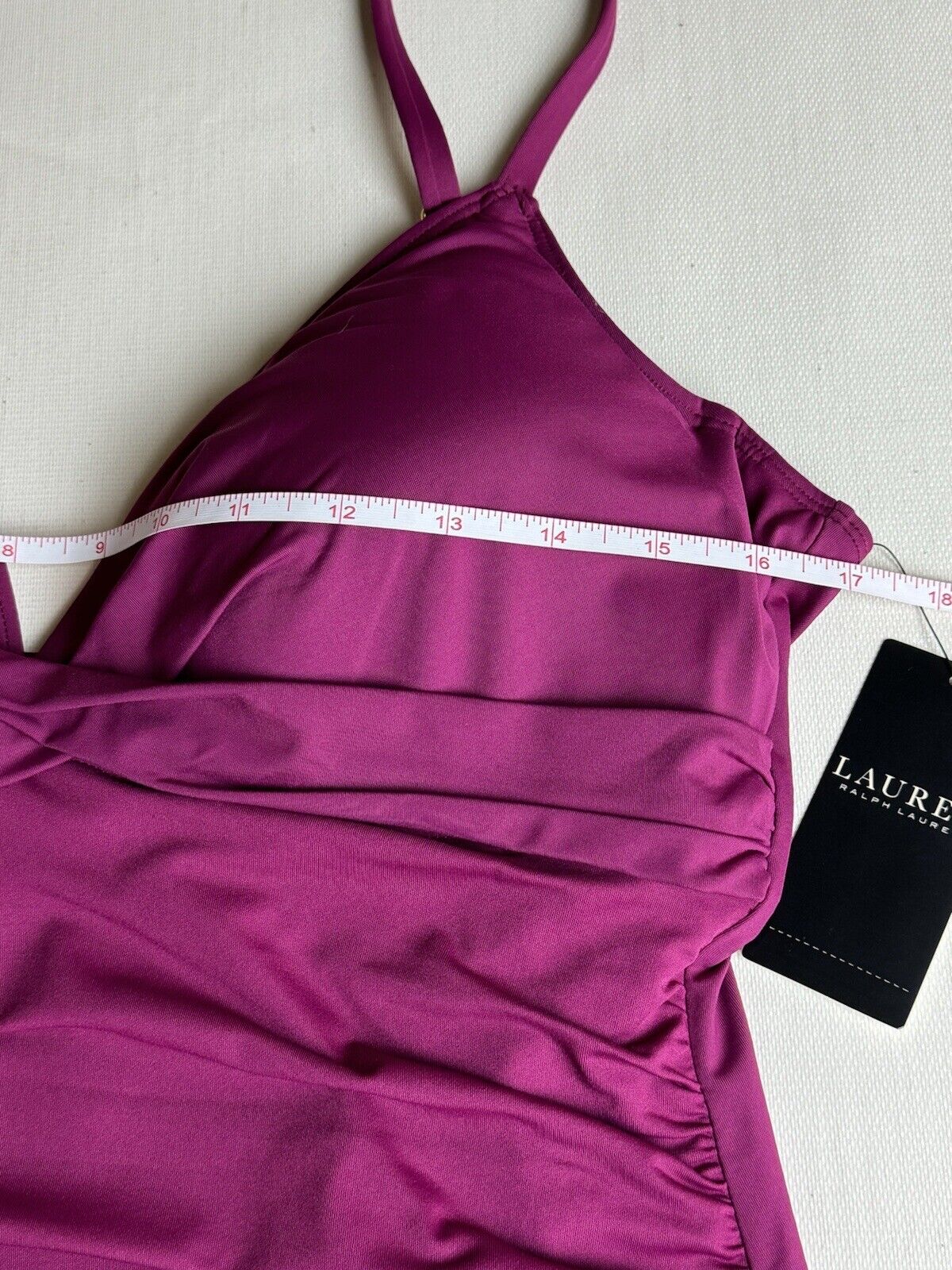 Lauren Ralph Lauren Women's Tankini  Sz 16 2Pc Plum   (56)