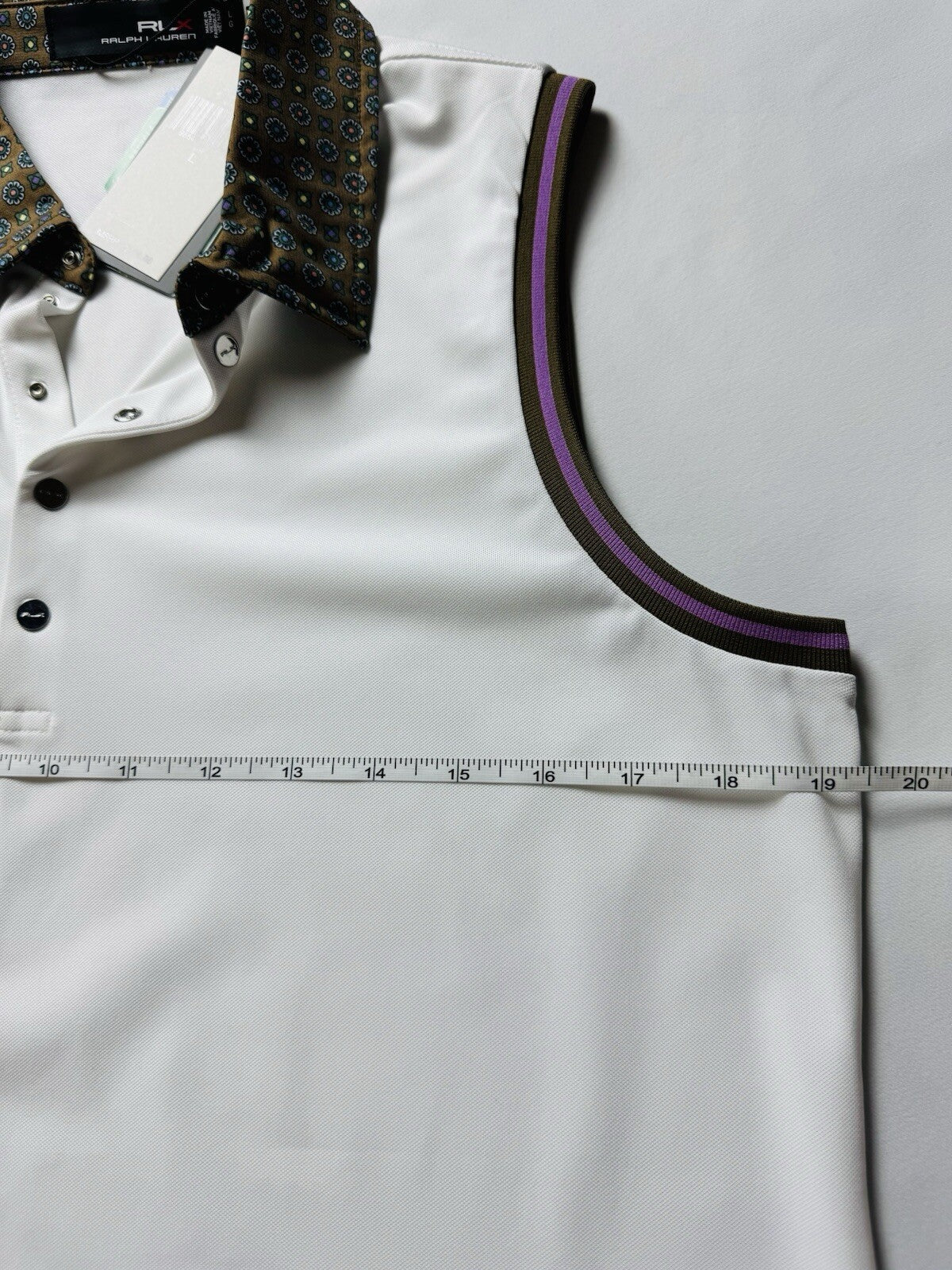 $110 RLX Ralph Lauren Women’s Golf Polo Shirt Size L  (B.102)