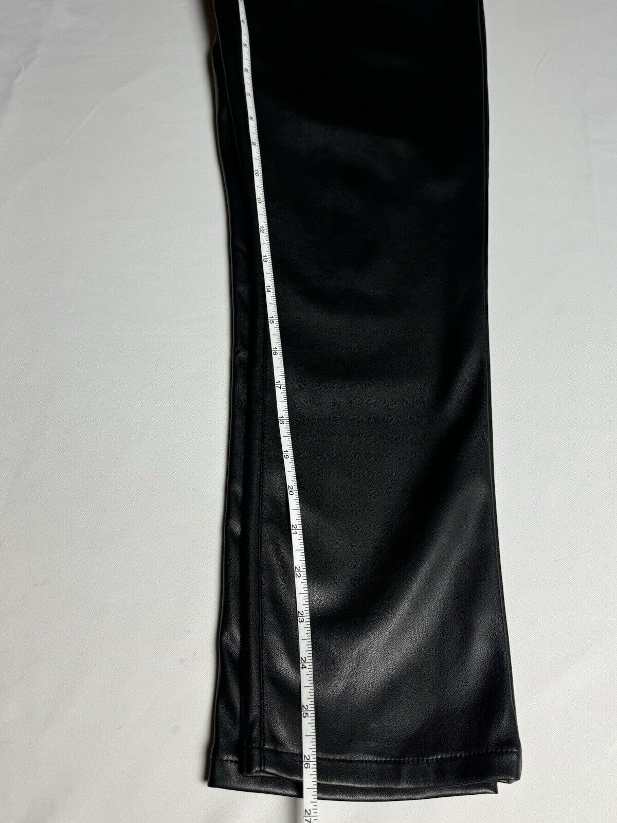 $109 SAM EDELMAN Women’s  Black Faux Leather Pants Sz 28  (B.89)