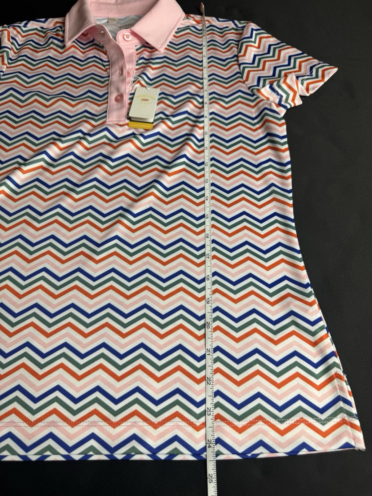 Monterey Club Women's Golf Shirt Short Sleeve Sz S      (B.175)