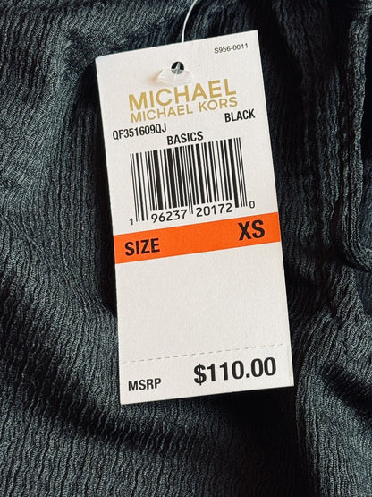 $110 Michael Kors Women’s Blouse Black Size XS Top.    (65)