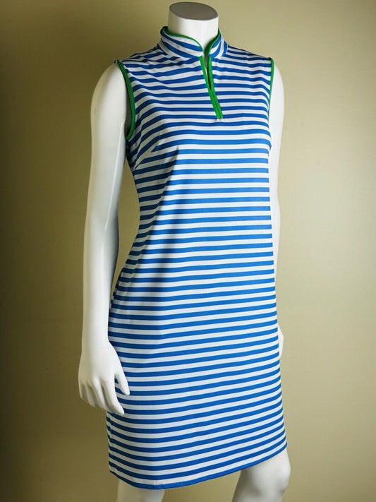 Melly M Women's Golf Tennis Dress 1/4 Zip Sleeveless Sz M. (B.62)