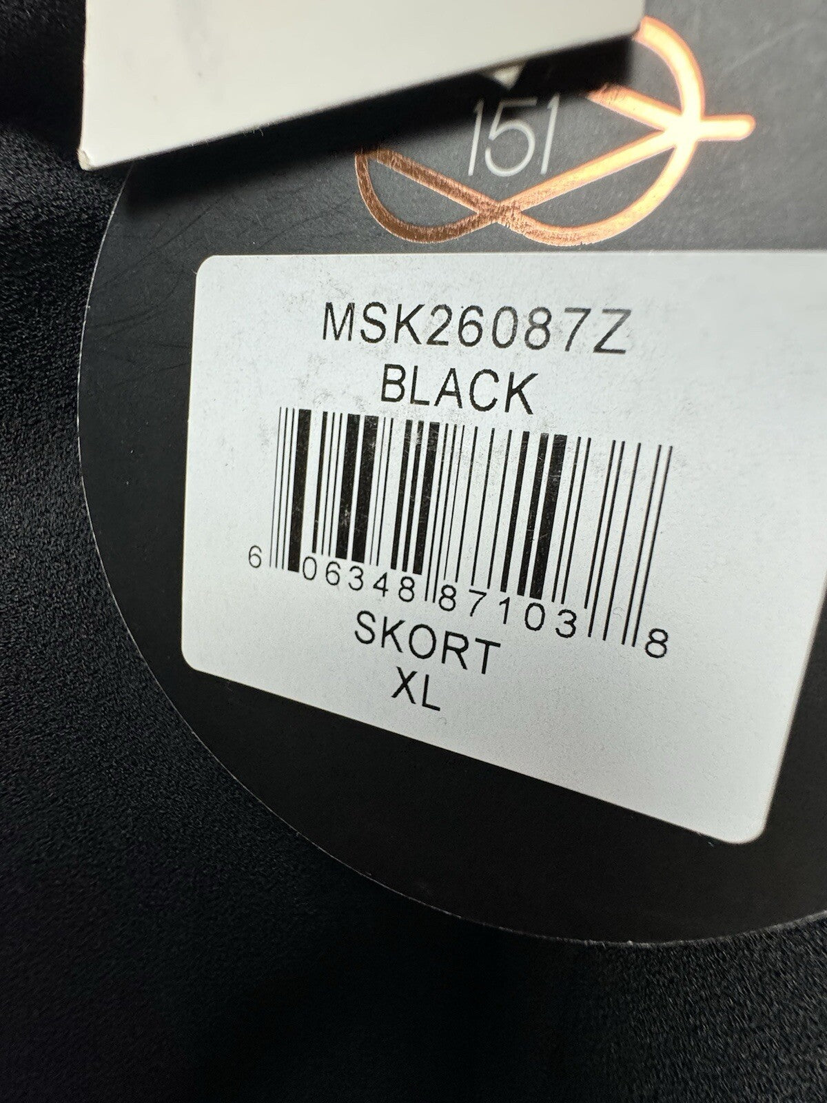 One 5 One Women Black Ruffled Skirt Sz XL. (B.91)