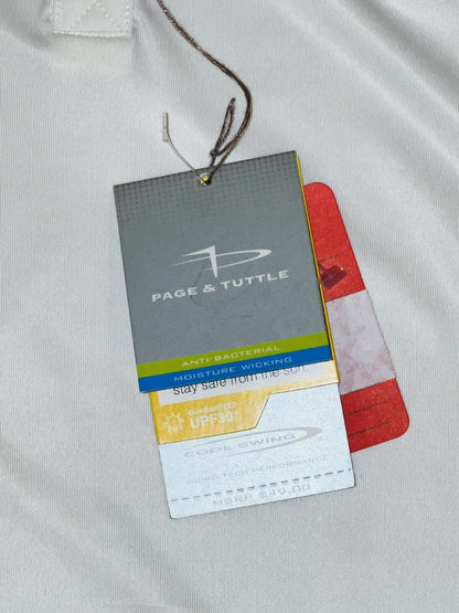 Page & Tuttle Women’s Golf White Polo Shirt Sz M (13)