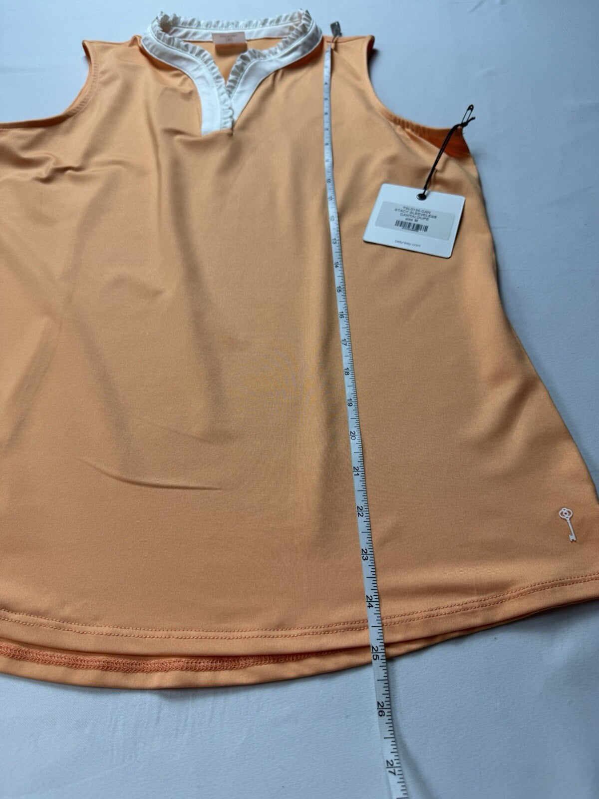 BELYN KEY Women’s Sleeveless Golf Shirt Sz M.    (B.134)