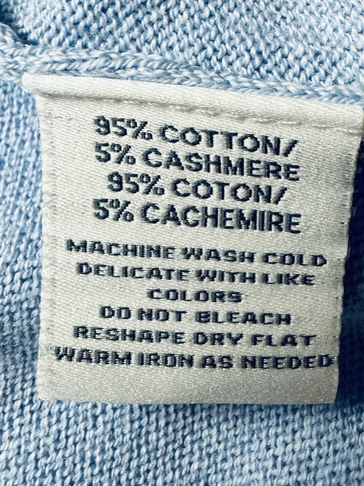 Alashan Cashmere Women’s Blue Cardigan Size L.   (B.120)