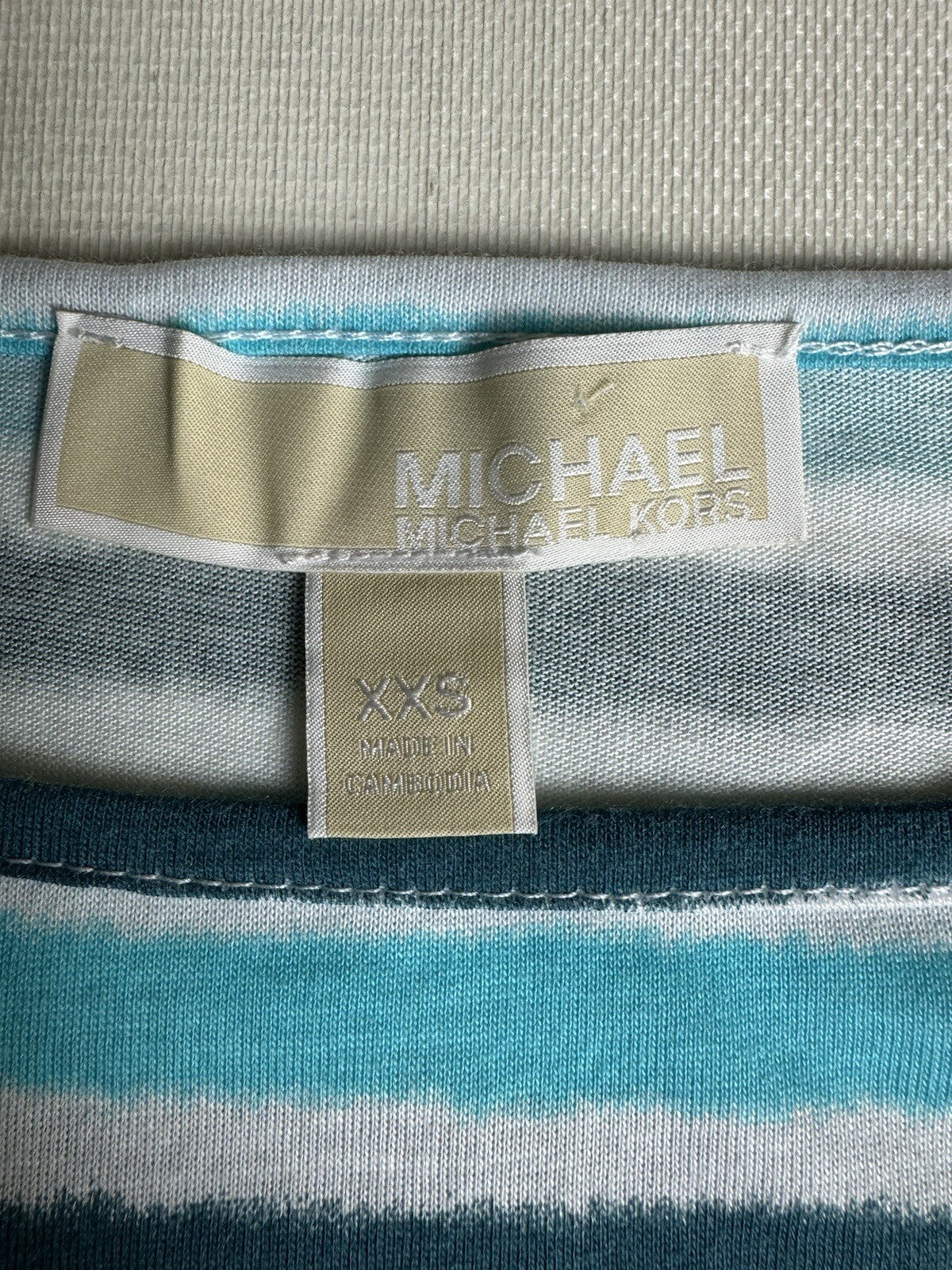 Michael Kors Women’s Stripes Blouse Sz 2XS. (58)