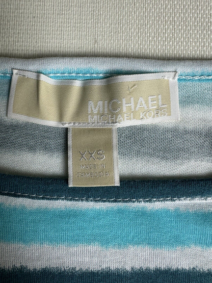 Michael Kors Women’s Stripes Blouse Sz 2XS. (58)