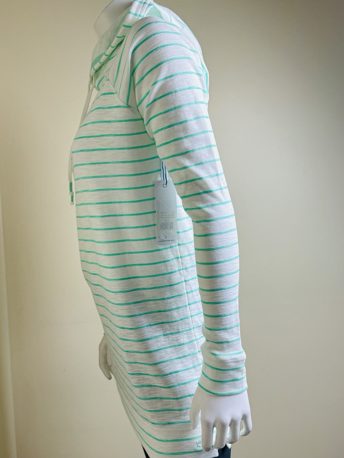 Southern Tide Womens Striped Hoodie Sweatshirt Sz XS.      (B.111)