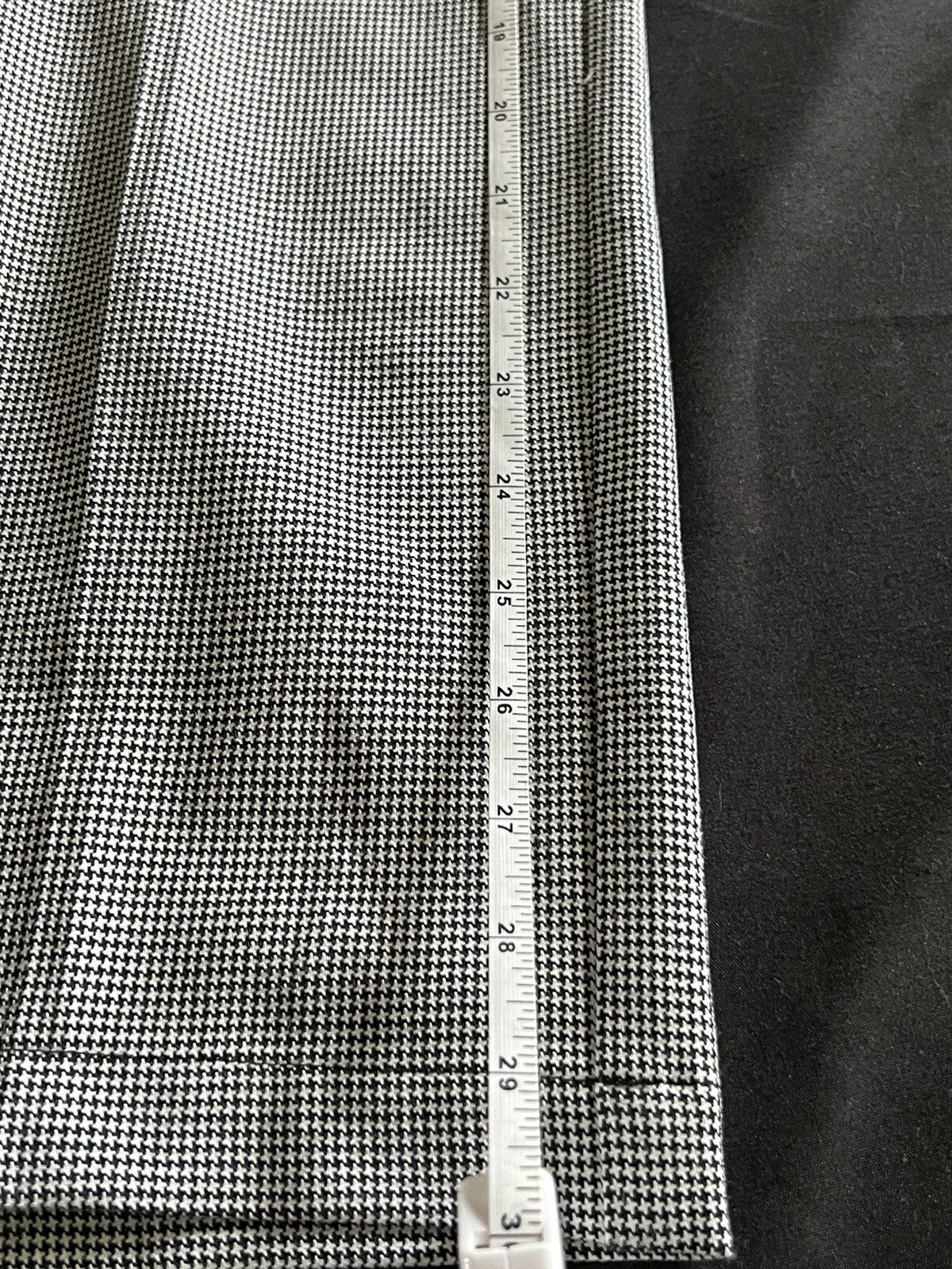 Lizzie Driver Women’s Houndstooth Golf Pants Sz 4 Black White Checks Pattern