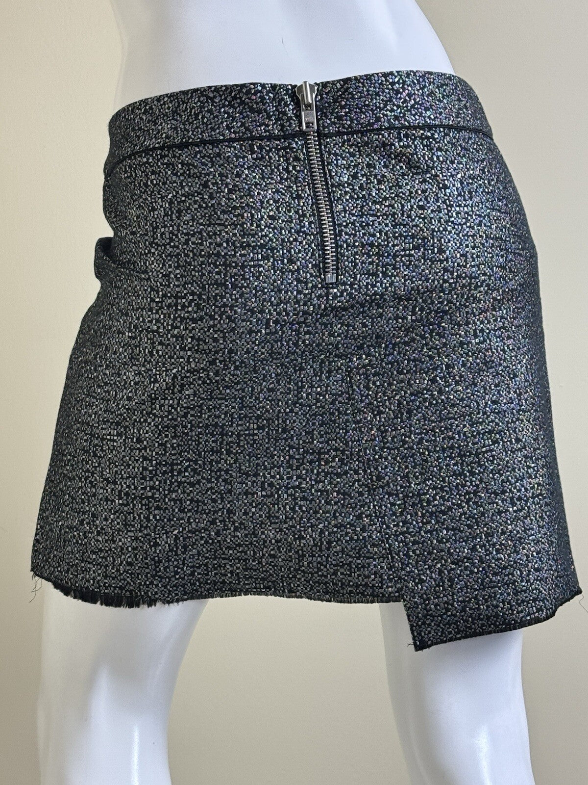 $340 ZaDiG & Voltaire Deluxe Skirt Multicolor Size 34 Us 4  (B.124)