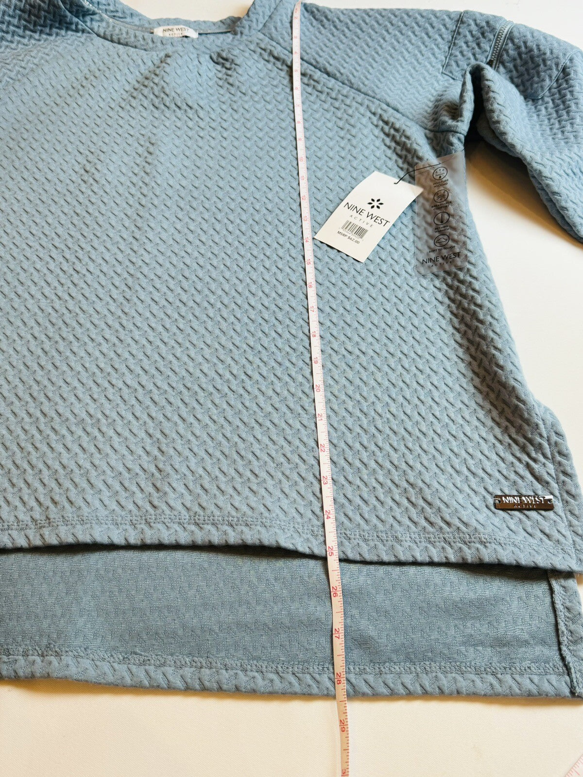 $62 Nine West Women’s Sweater Long Sleeve Pullover Active Sz XL.   (B.65)