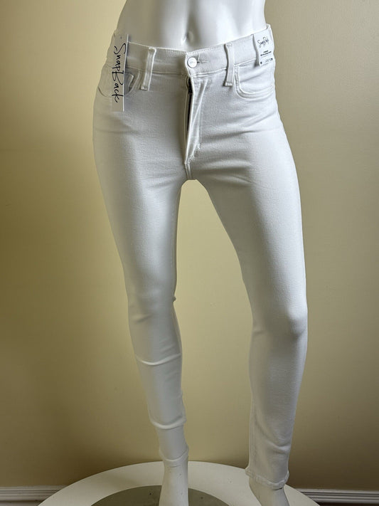 Joe’s Women’s White Ankle Stretch Jeans Sz M. (B.80)