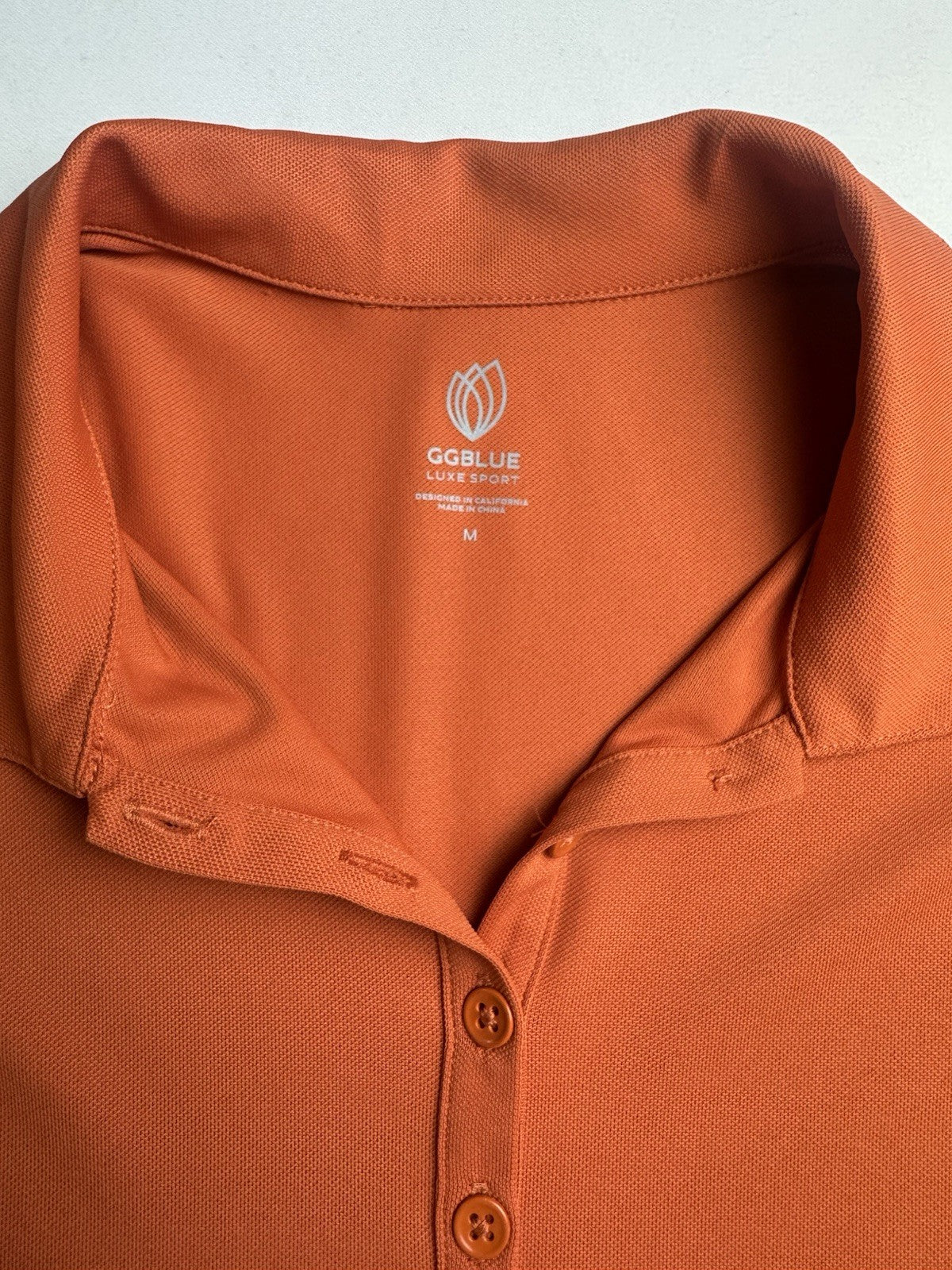 GG Blue Women's Golf Polo Shirt Sz M.     (B.161)