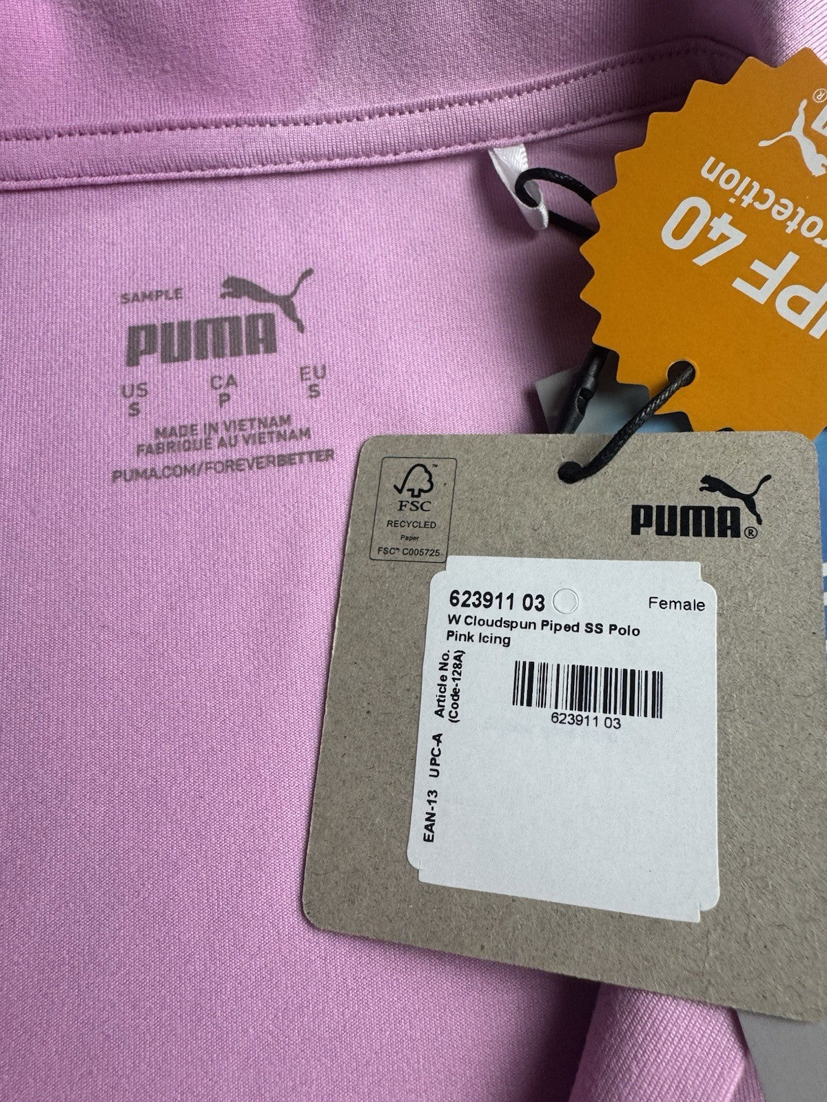 GG Blue Women's Golf Polo Shirt Sz S.     (B.162)