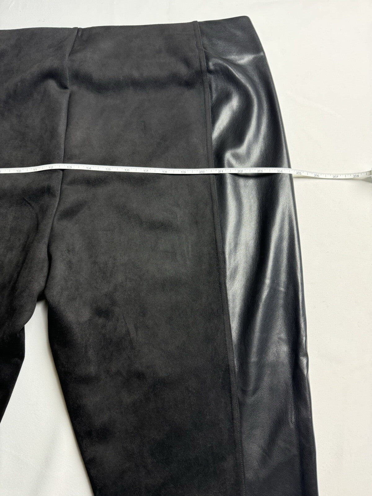 $79 Marc New York Women’s Black Pants Faux Leather Sz 3XL  (B.72)