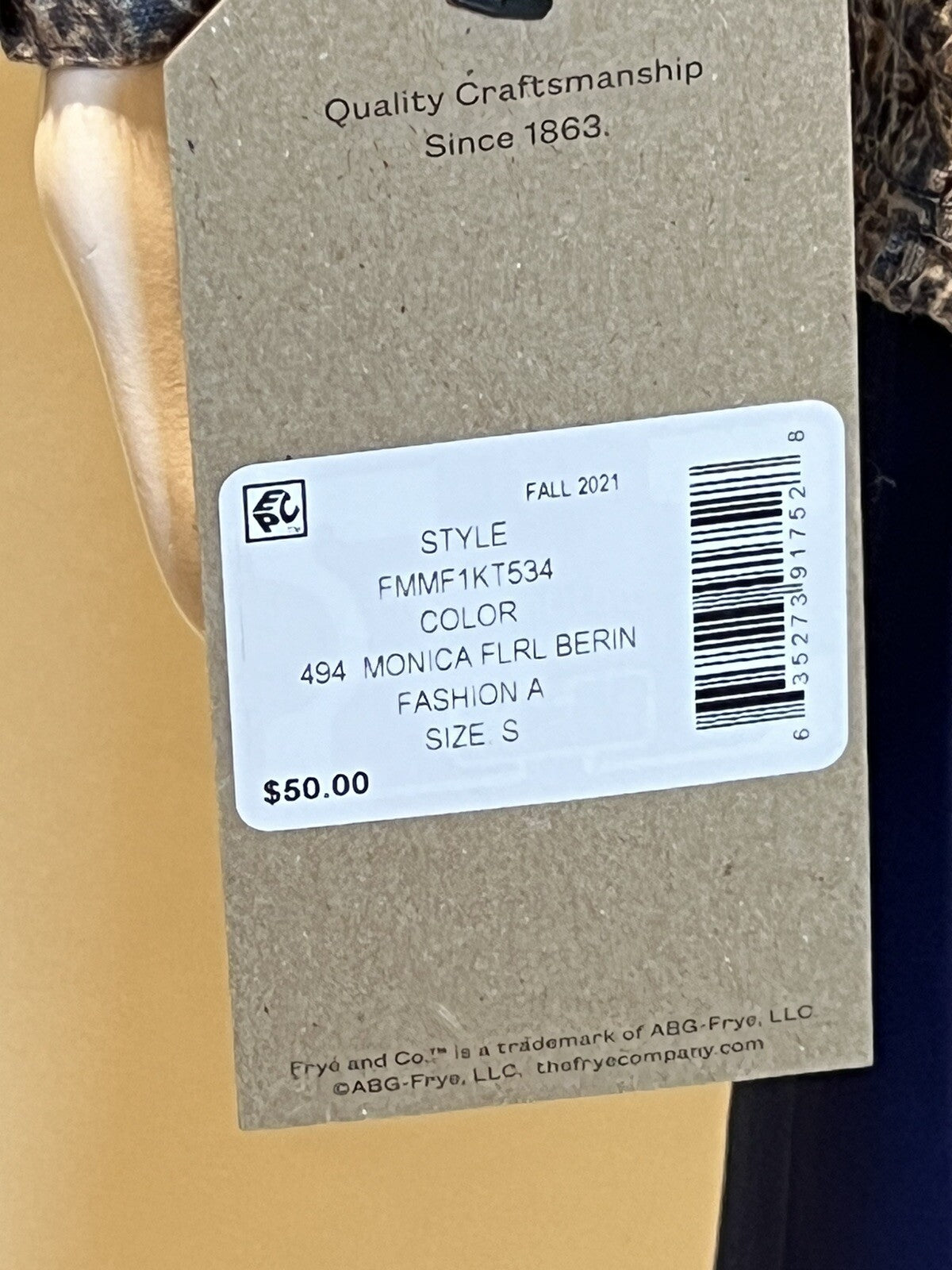 FRYE AND CO Women’s Sz S Floral long sleeve shirt multicolor