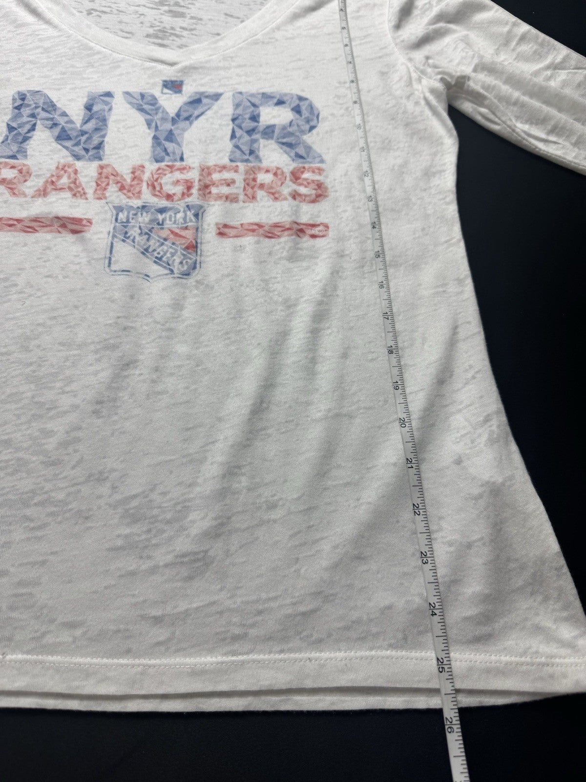 LeverWear Women's Golf shirt NYR Logo Sz M   (B.160)