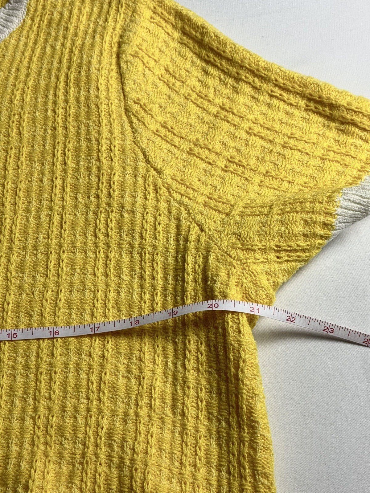 Free Assembly Women’s Tweed Yellow Dress Sz L (67)