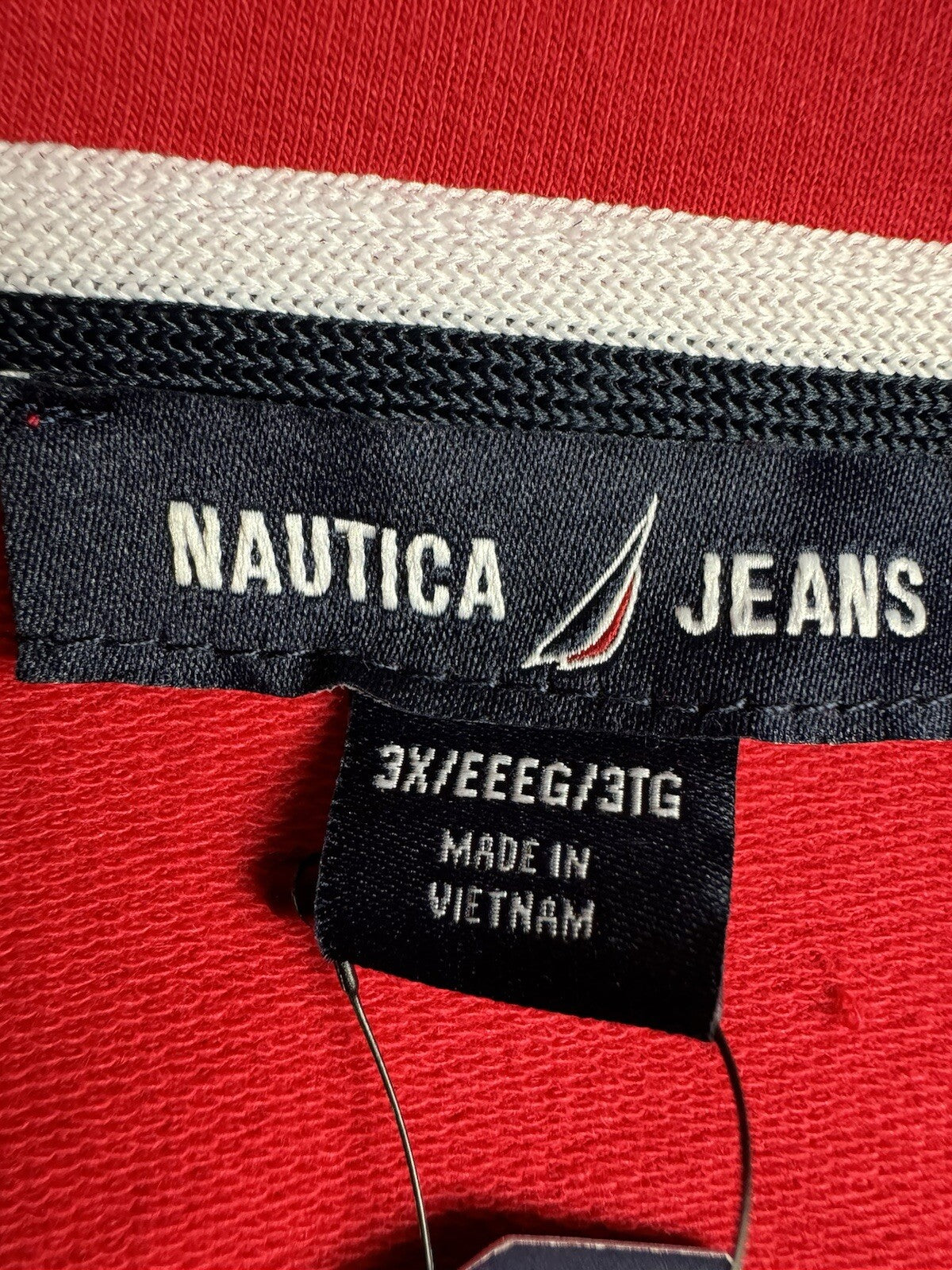 $119 Nautica Jeans Women’s Blazer Red Jacket Size 3XL (B.100)