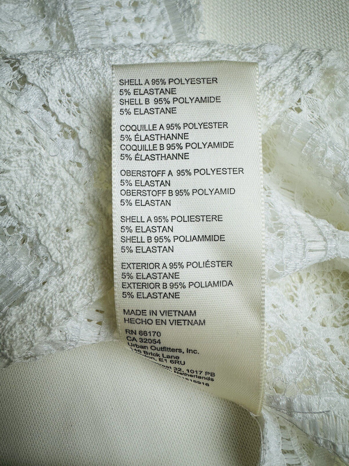 Free People Top Lace White Blouse Size S.  (64)