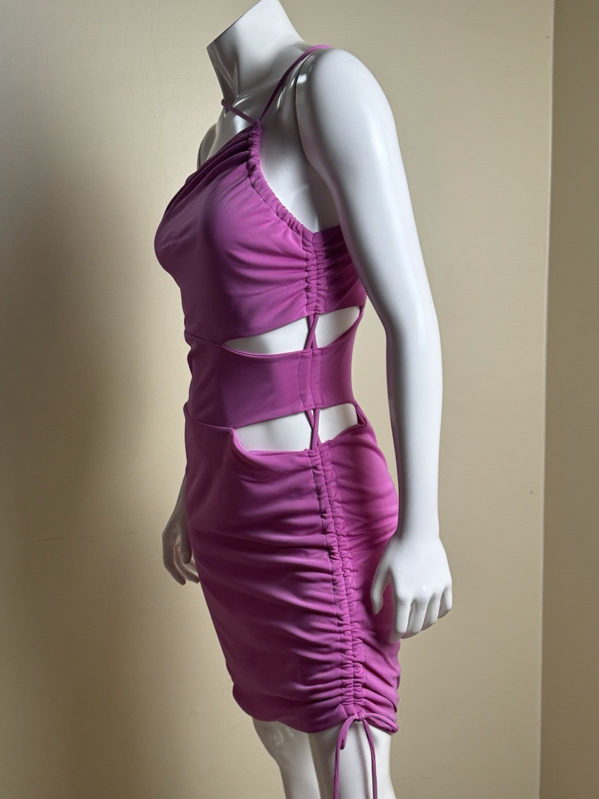 Forever 21 Pink Bodycon Dress Sz M.  (B.179)