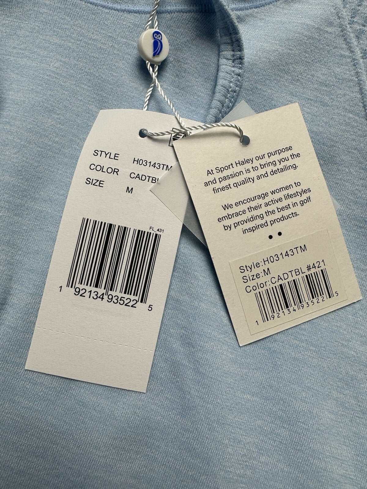 Sport Haley Women's Top Golf Long Sleeves Shirt Sz M  (B.89)