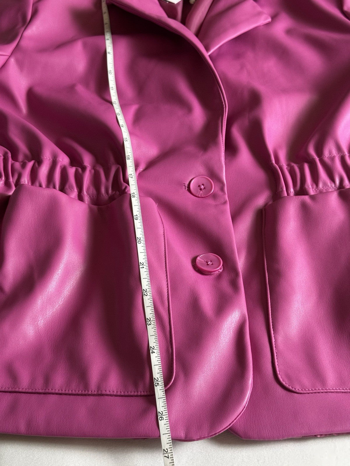 $99 STEVE MADDEN Faux-Leather Jacket Sz L.  (B.119)