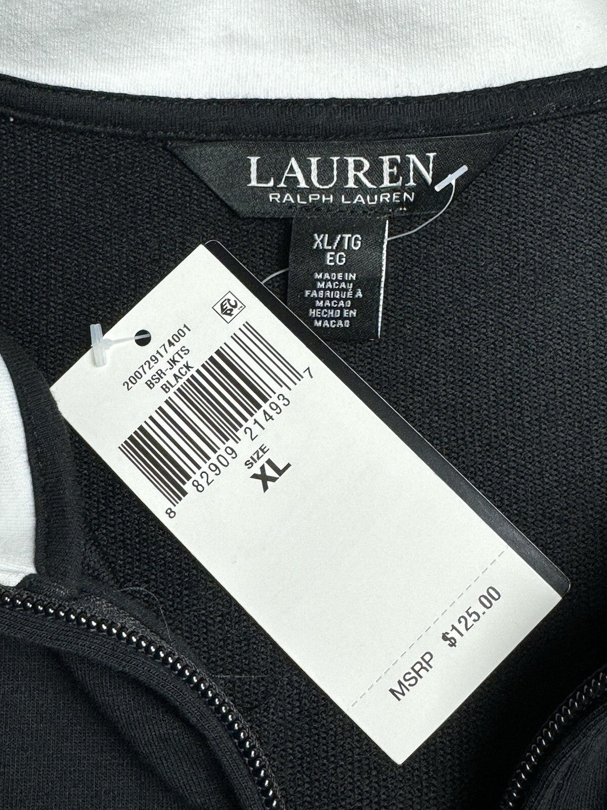 $125 Lauren Ralph Lauren Women's Golf Jacket Full Zip Sz XL. (B.96)