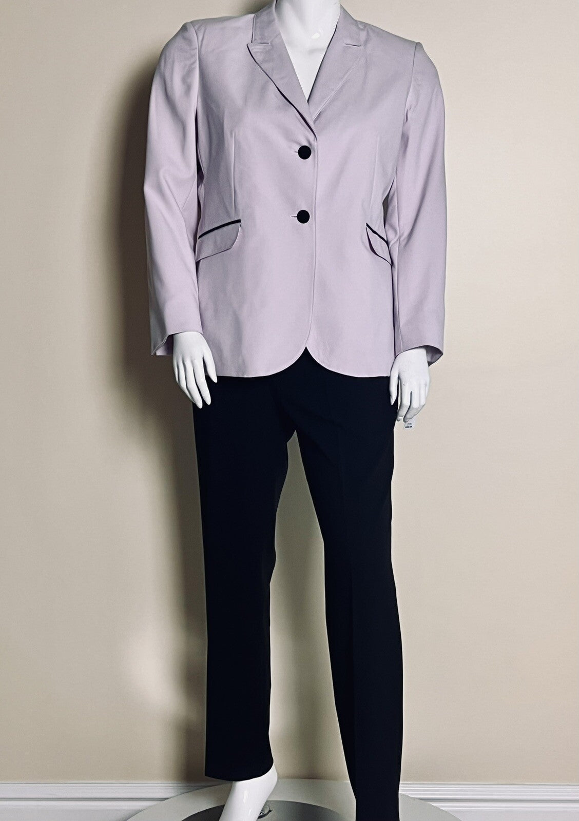JOHN MEYER Women’s Suit Pants Pink Black Sz 16 Retail $260 (4)