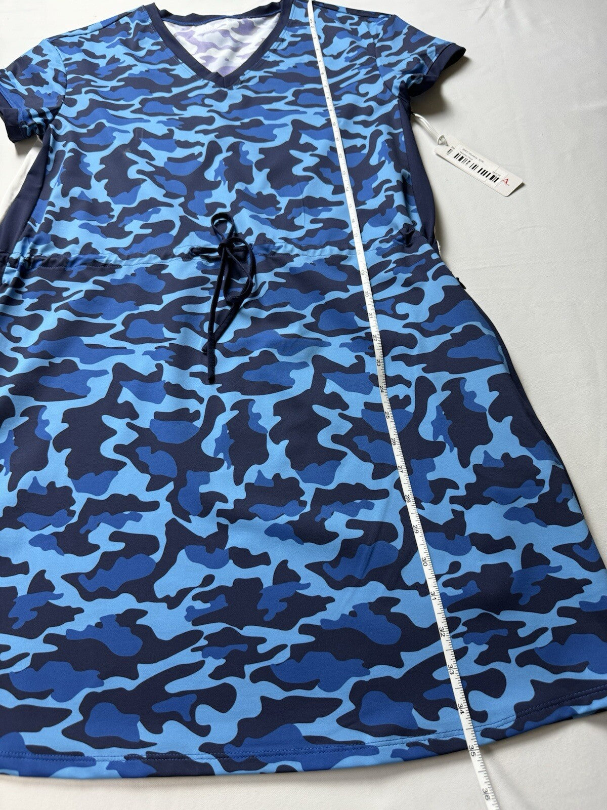 Kinona Golf Dress UPF 50+ Camo Print Pockets Pullover Sz S.   (B.103)