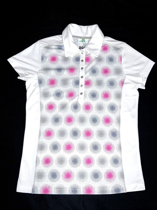 XDS Daily Sports Women’s Polo Golf Shirt White Sz M (13)