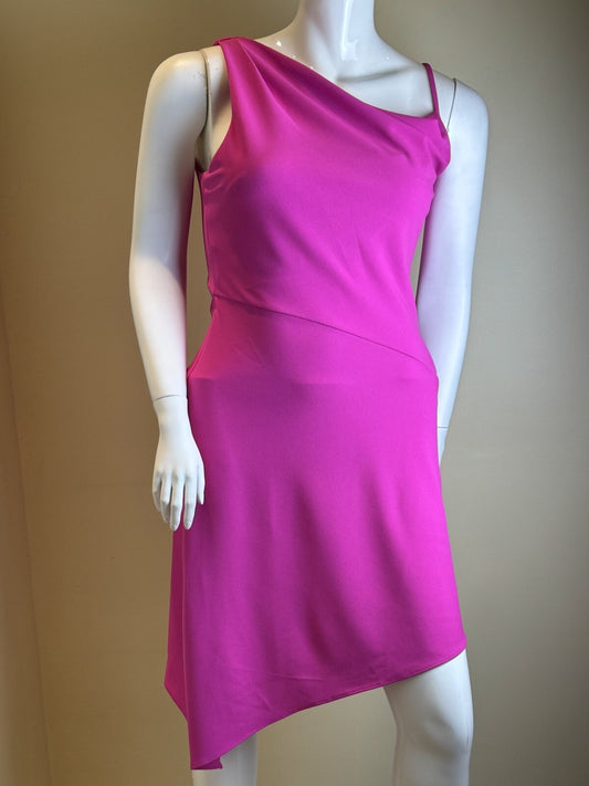 JULIA JORDAN Women’s Pink  Lined Fit + Flare Dress Sz 10.   (B.78)
