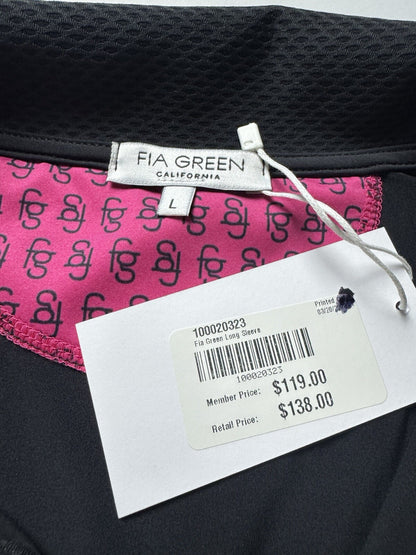 FIA Green California Women’s Golf Sweatshirt Sz L  (B.122)