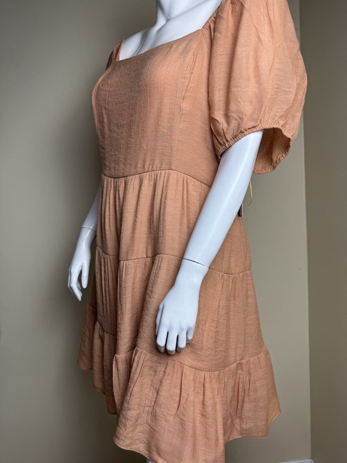 $99 1 State Women’s Toasted Nut Color Dress Sz 2X    (B.144)