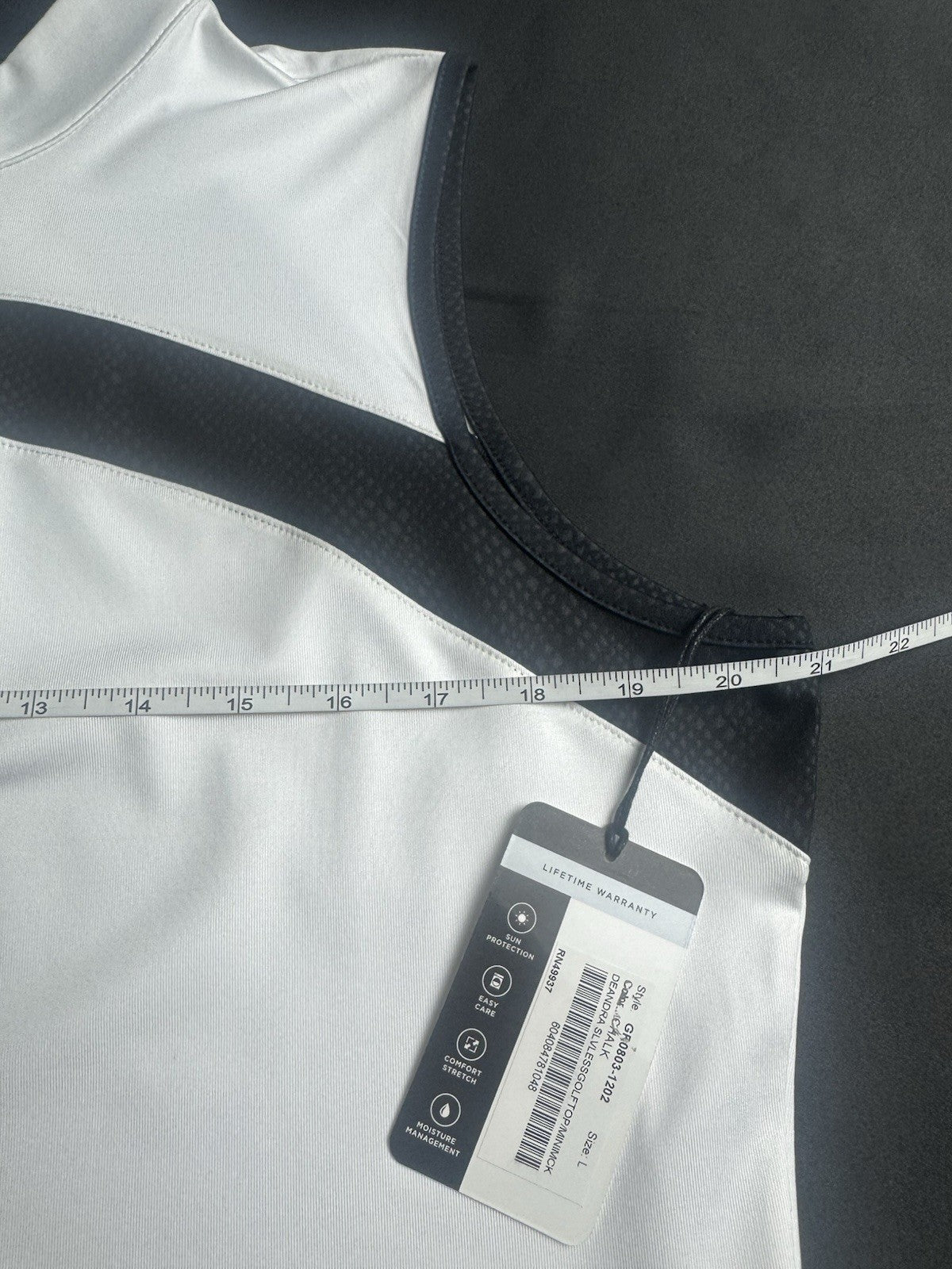 Tail Women's Golf Shirt Sleeveless Size L.      (B.159)