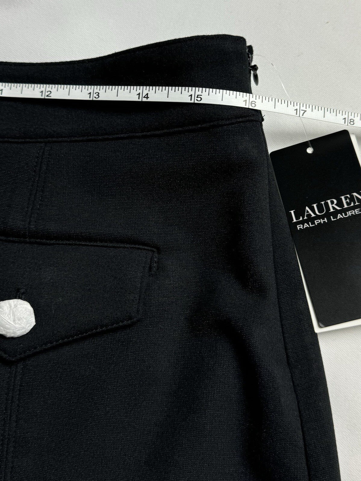 $99 Lauren Ralph Lauren Women’s Black Skirt Sz L    (B.105)