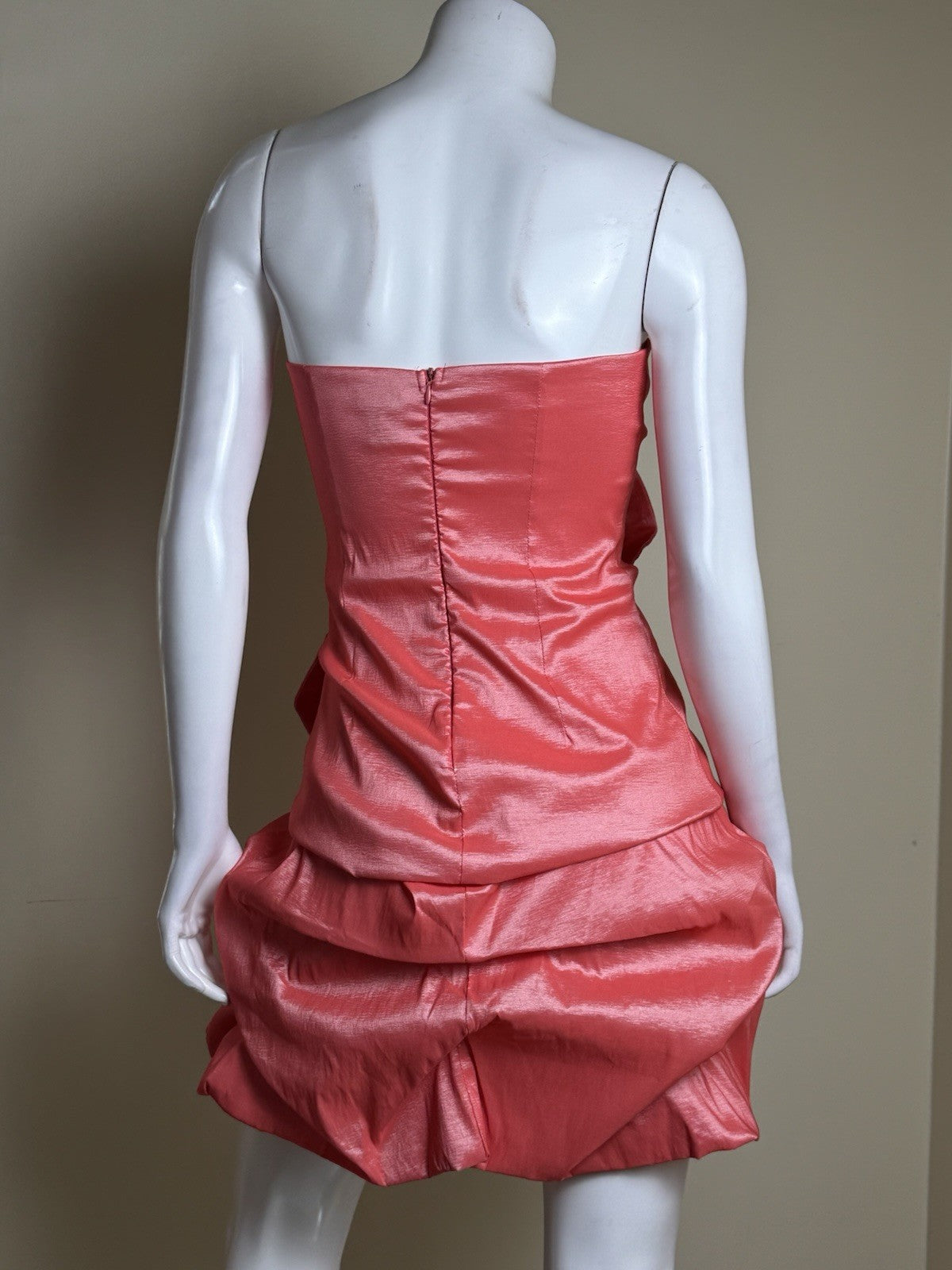 DAISY Women's Orange Embroidered Bow Dress Sz M        (B.168)