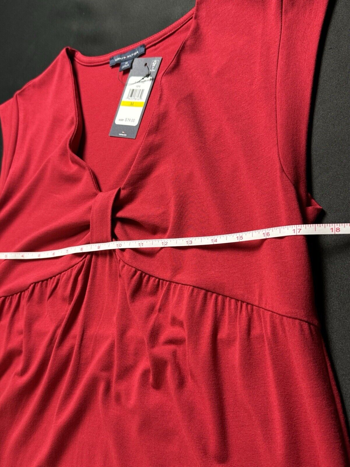 $79 Tommy Hilfiger Women’s Red Dress Size M (B.81)