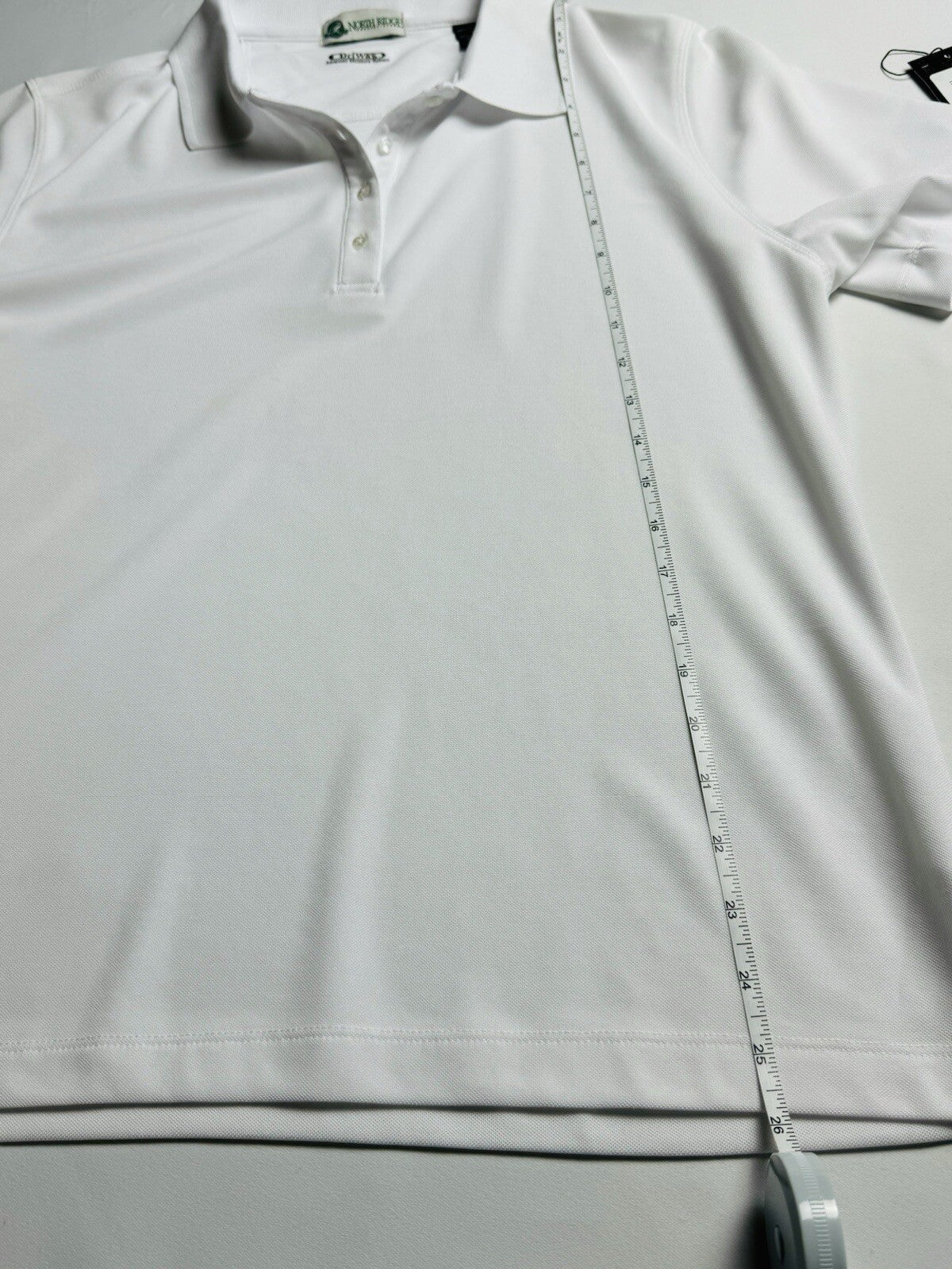 NORTH RIDGE Women’s Golf Shirt White Top Sz XL           (B.88)