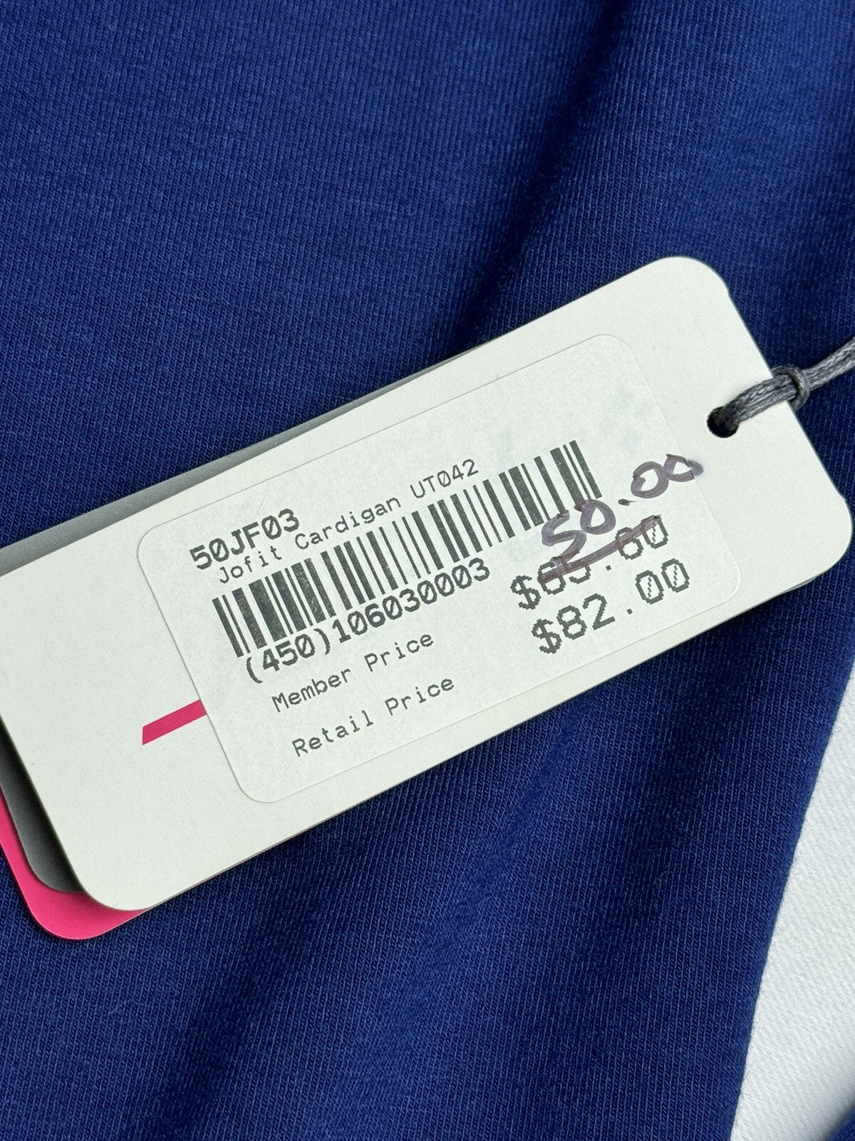 JoFit Women’s Golf Serenity Cardigan Blue Size M.  (58)