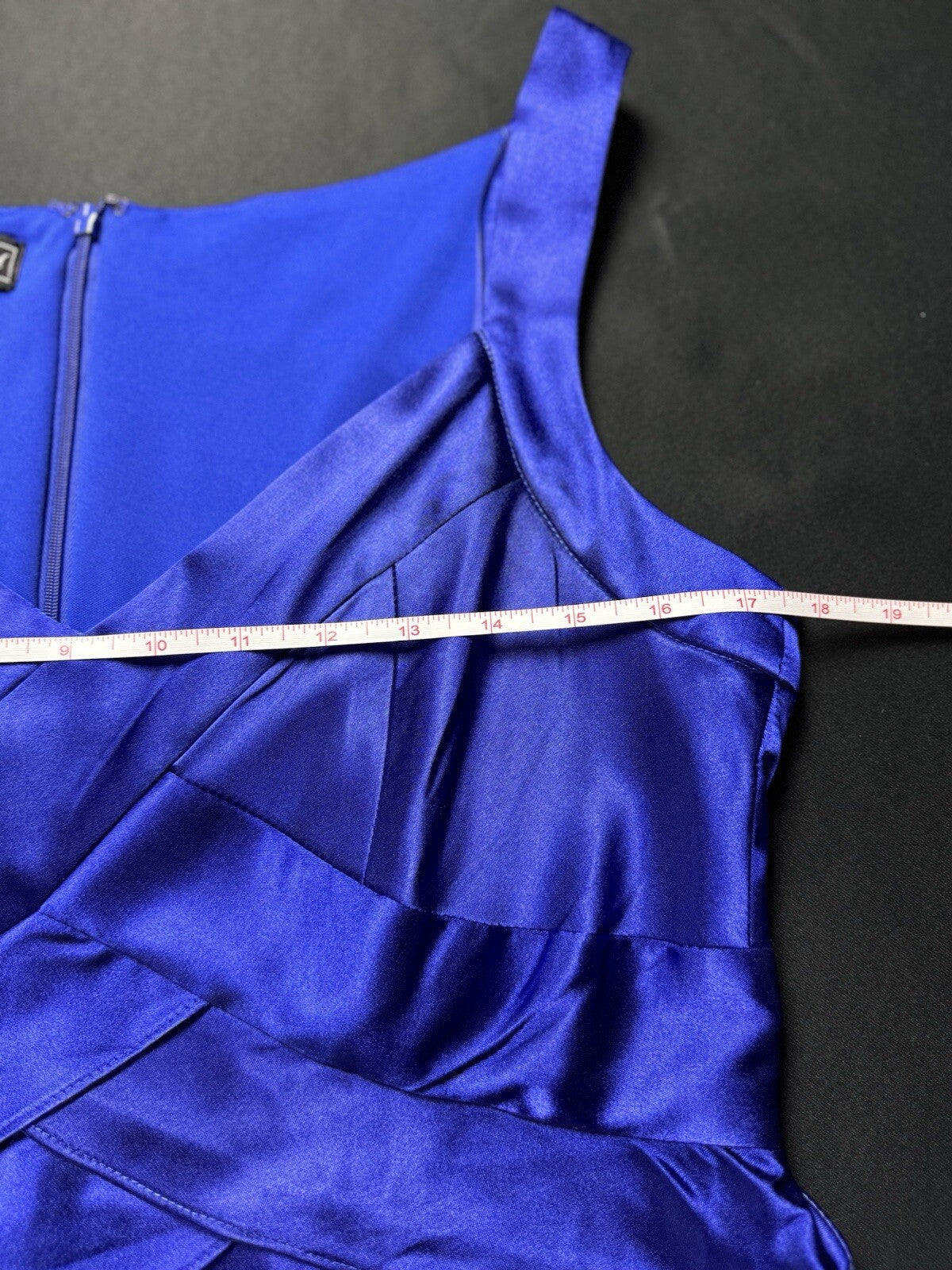 Jessica Howard  Women's Knee Length Royal Blue Dress Sz 10 (B.81)