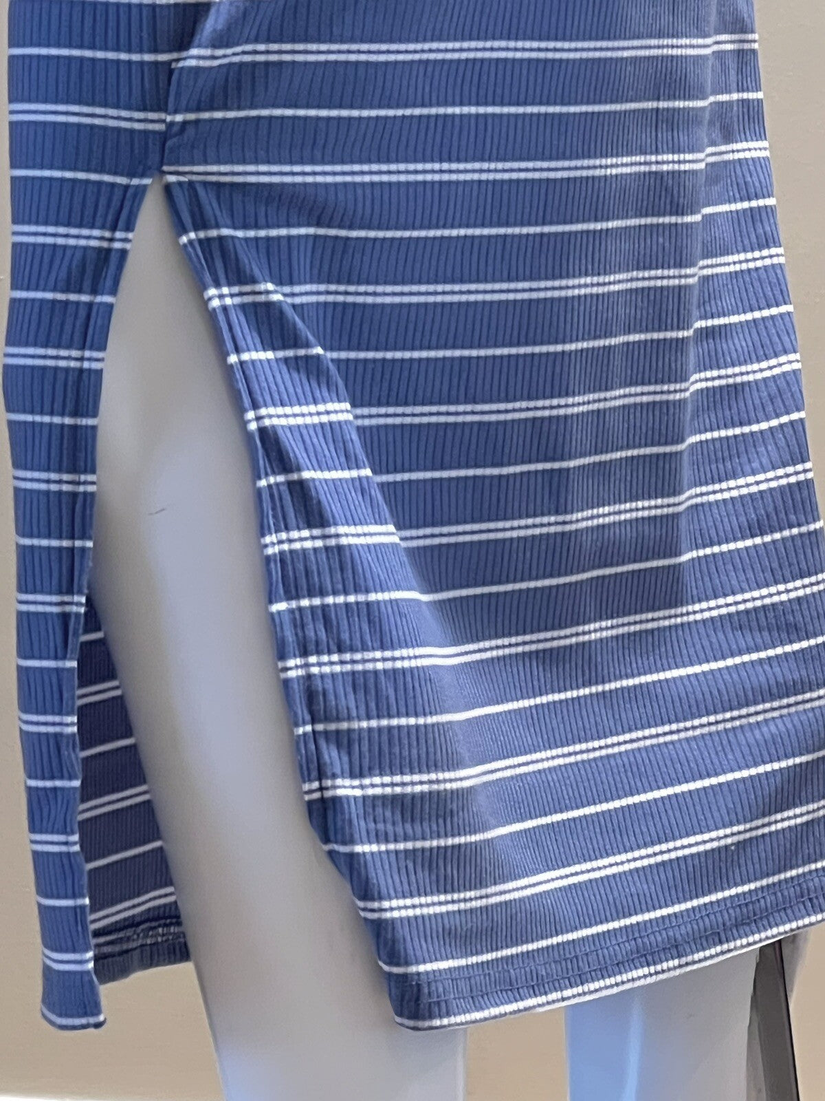 Say What Women's Striped long Bodycon Midi Dress Size L