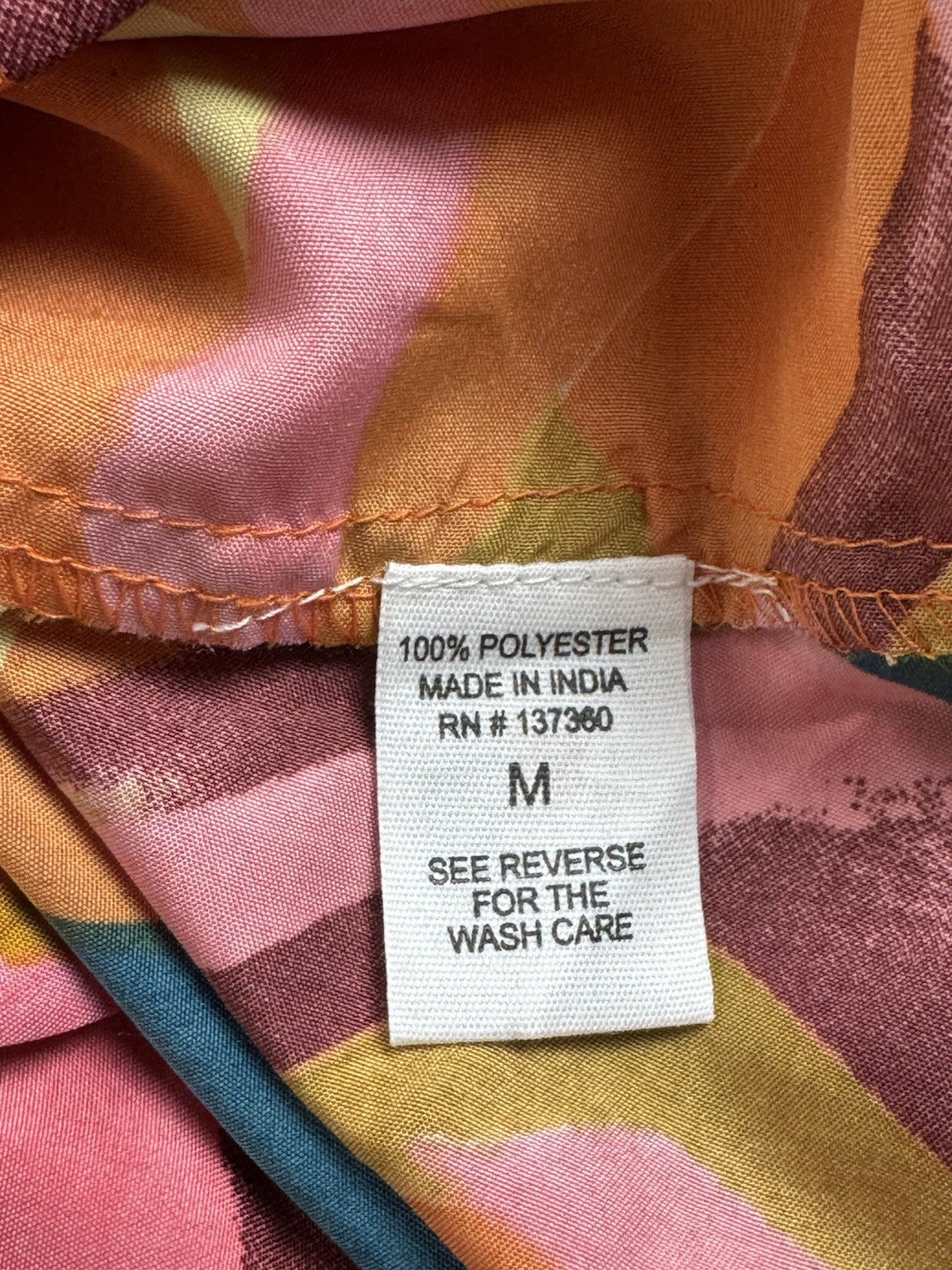 Truly 4 You Women’s Maxi Multi Color Dress Sz M.  (B.05)