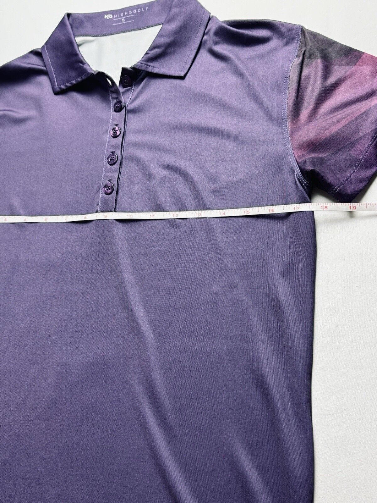 H5G High 5 Golf Women’s Purple Polo Shirt Sz S.  (B.05)