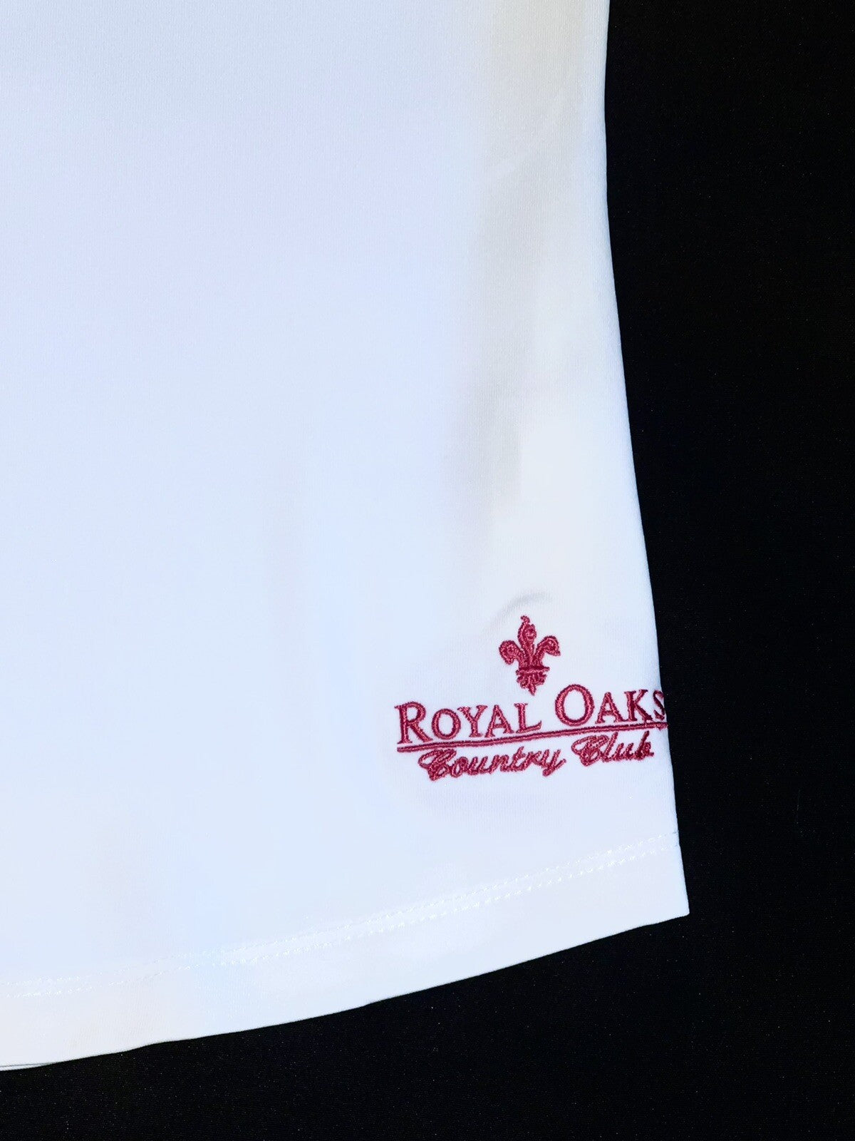 Kate Lord Women’s Golf Polo Shirt White Pink Sz M (B.13)