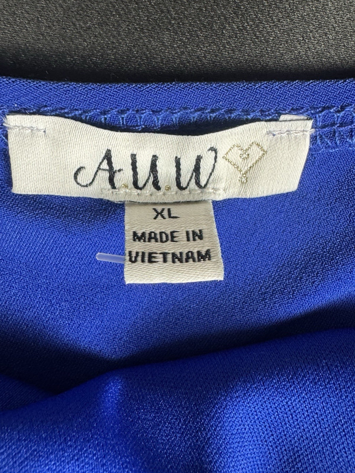 AUW Women’s Royal Blue Bodycon Dress Sz XL.    (B.176)