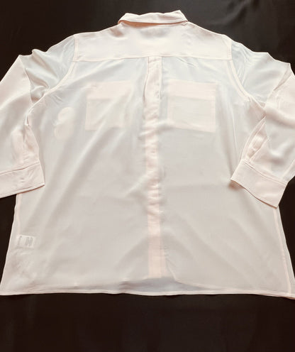 Spartina 449 Women's Renee Silk Blouse Peach Pink Size L - product photo 4