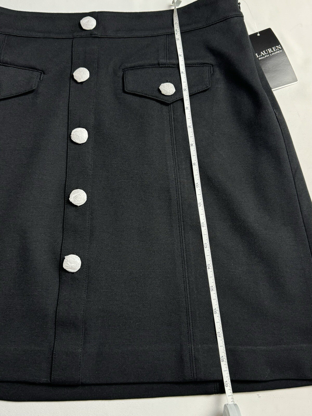 $99 Lauren Ralph Lauren Women’s Black Skirt Sz L    (B.105)